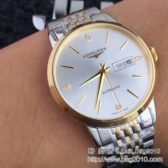 LONGINES浪琴 商務百搭 時尚薄款男士腕表 WSS2241